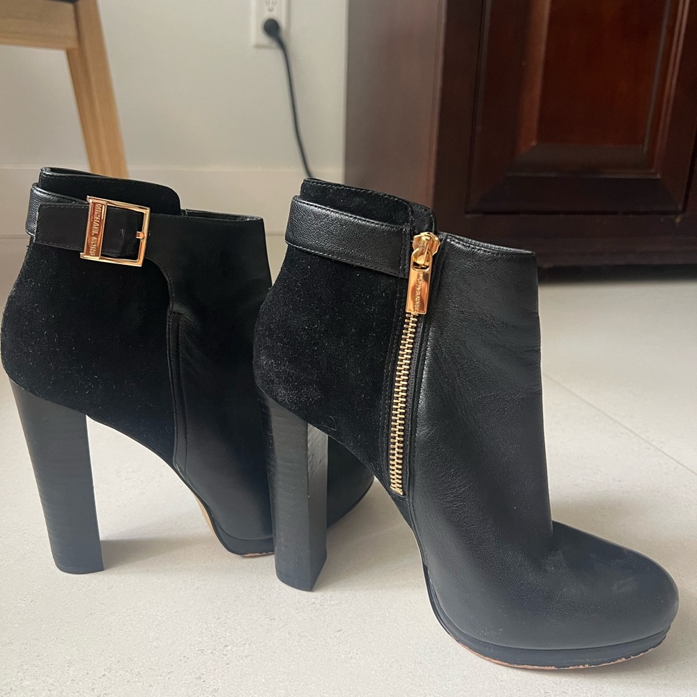 Michael Kors Leather, Suede Boots